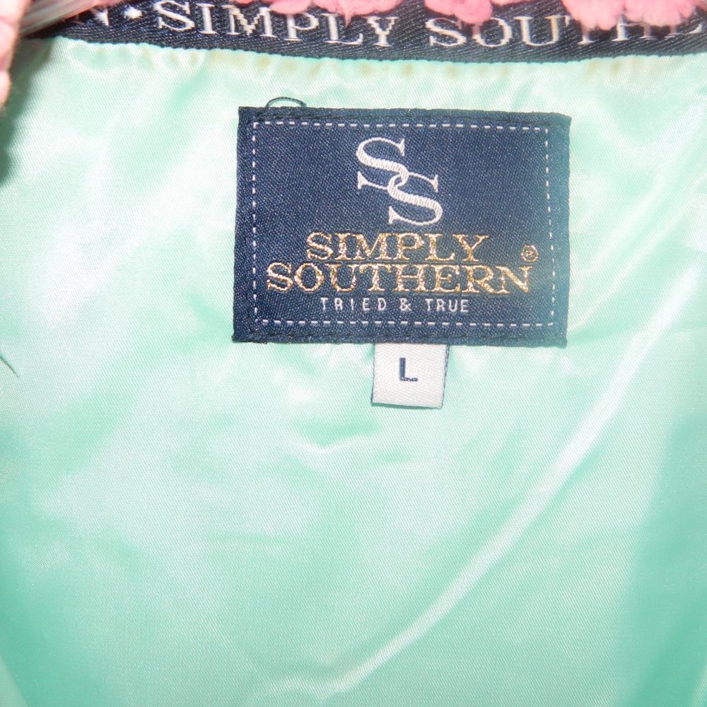 Simply Southern Sherpa Vest Womens Size Large (JJ-36) - Picture 2 of 3